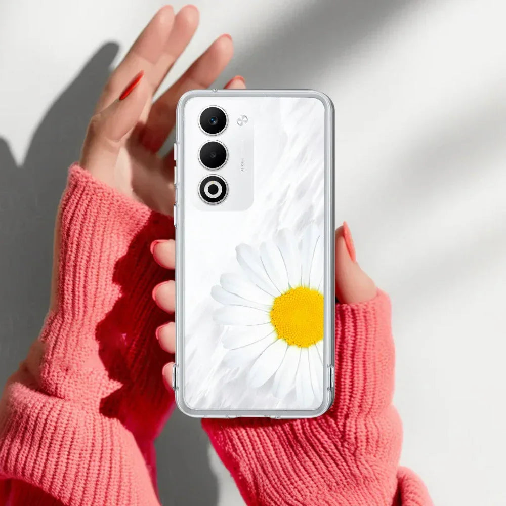Daisy Flower Anti Yellow Case For Oppo A5 5G