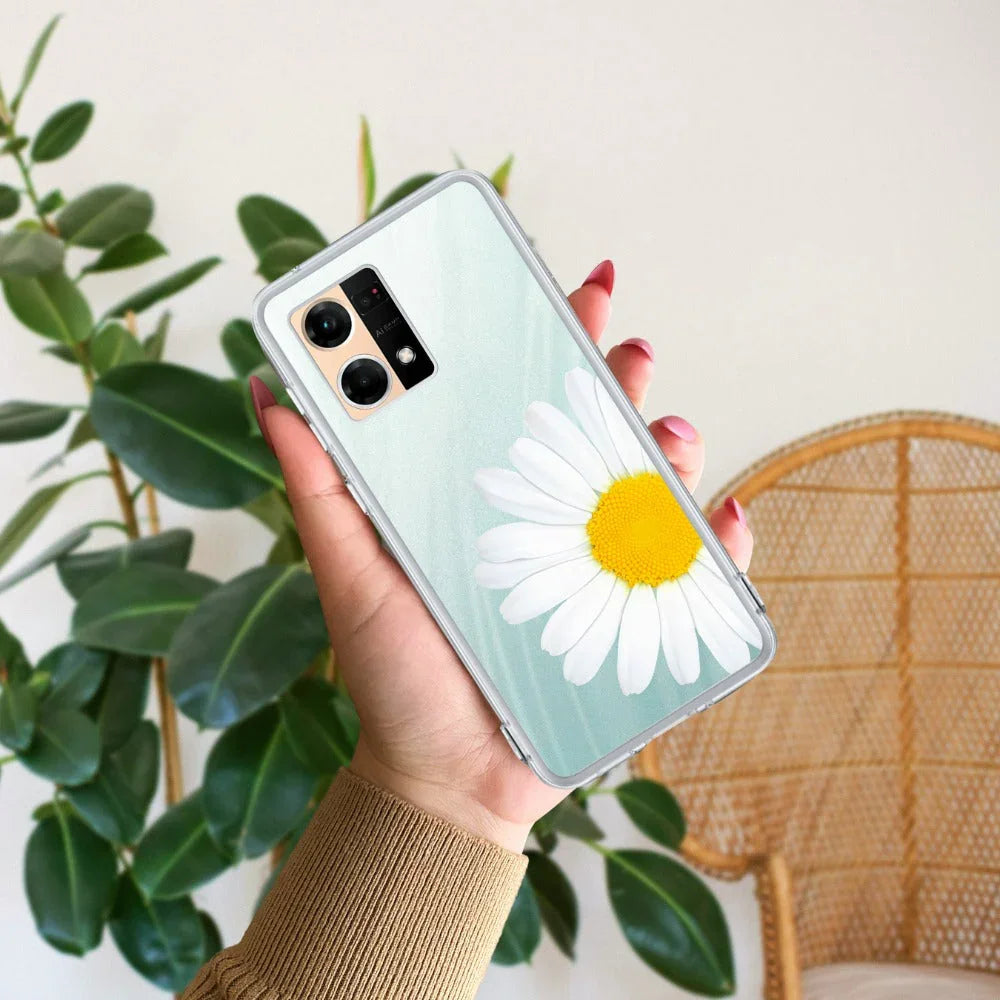 Daisy Flower Transparent silicon case For Oppo - ShopOnCliQ