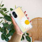 Daisy Flower Customize Anti Yellow Case For Oppo Reno 8T 5G