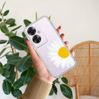 Daisy Flower Customize Anti Yellow Case For Oppo F25 Pro 5G