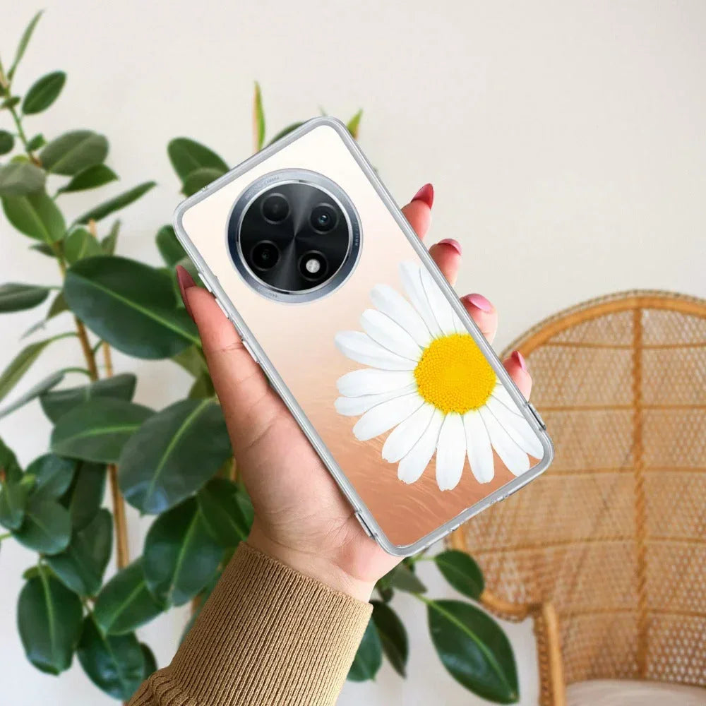 Daisy Flower Anti Yellow Case For Oppo F27 5G