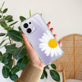 Daisy Flower Transparent silicon case For Oppo F33 5G
