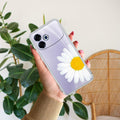 Daisy Flower Transparent silicon case For Oppo F33 Pro 5G