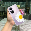 Daisy Flower Anti Yellow Case For Oppo Reno 10 5G