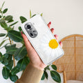 Daisy Flower Customize Anti Yellow Case For Oppo Reno 11 5G