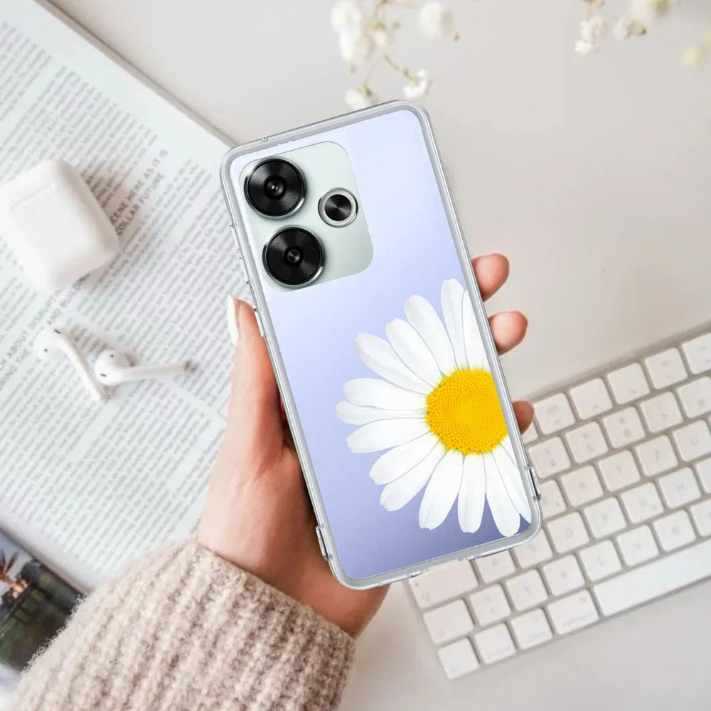 Daisy Flower Transparent silicon case For Poco - ShopOnCliQ