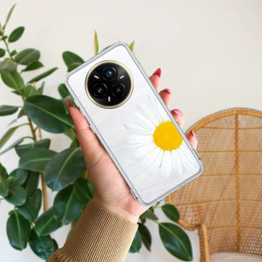 Daisy Flower Transparent silicon case For Realme 10 Pro 5G