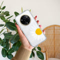 Daisy Flower Transparent silicon case For Realme 14 Pro Plus 5G