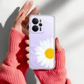 Daisy Flower Transparent silicon case For Realme C35 / Realme Narzo 50A Prime