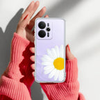 Daisy Flower Transparent silicon case For Realme C35 / Realme Narzo 50A Prime