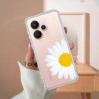 Daisy Flower Transparent silicon case For Realme Narzo 60X /  Realme 11X