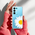 Daisy Flower Customize Anti Yelllow Case For Realme 15X 5G