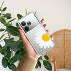 Daisy Flower Transparent silicon case For Realme 14x 5G