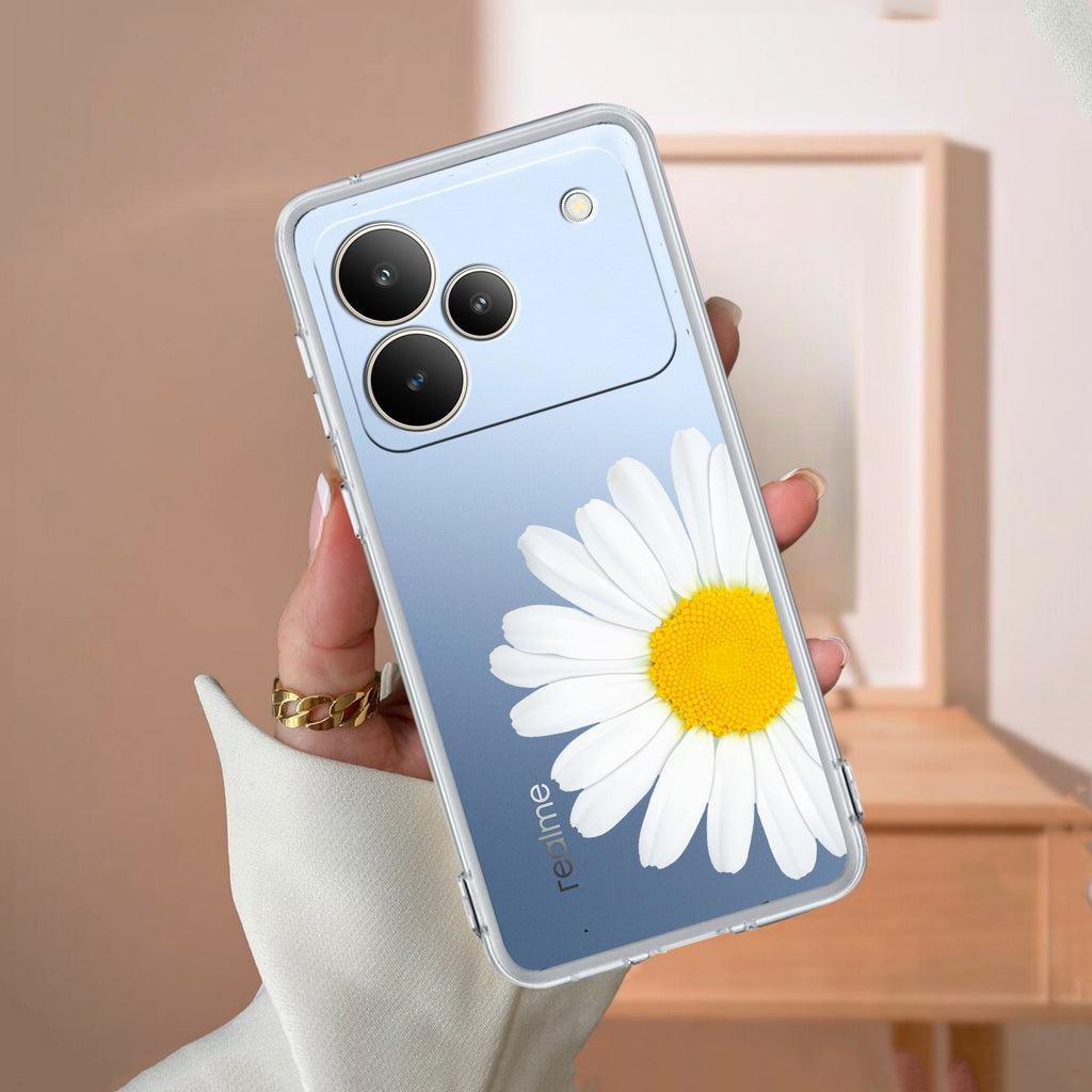 Daisy Flower Customize Anti Yelllow Case For Realme P4 Pro 5G