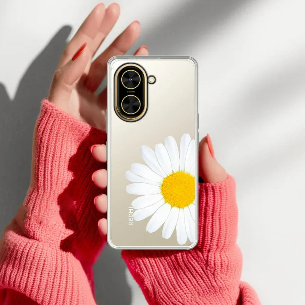 Daisy Flower Transparent silicon case For Poco - ShopOnCliQ