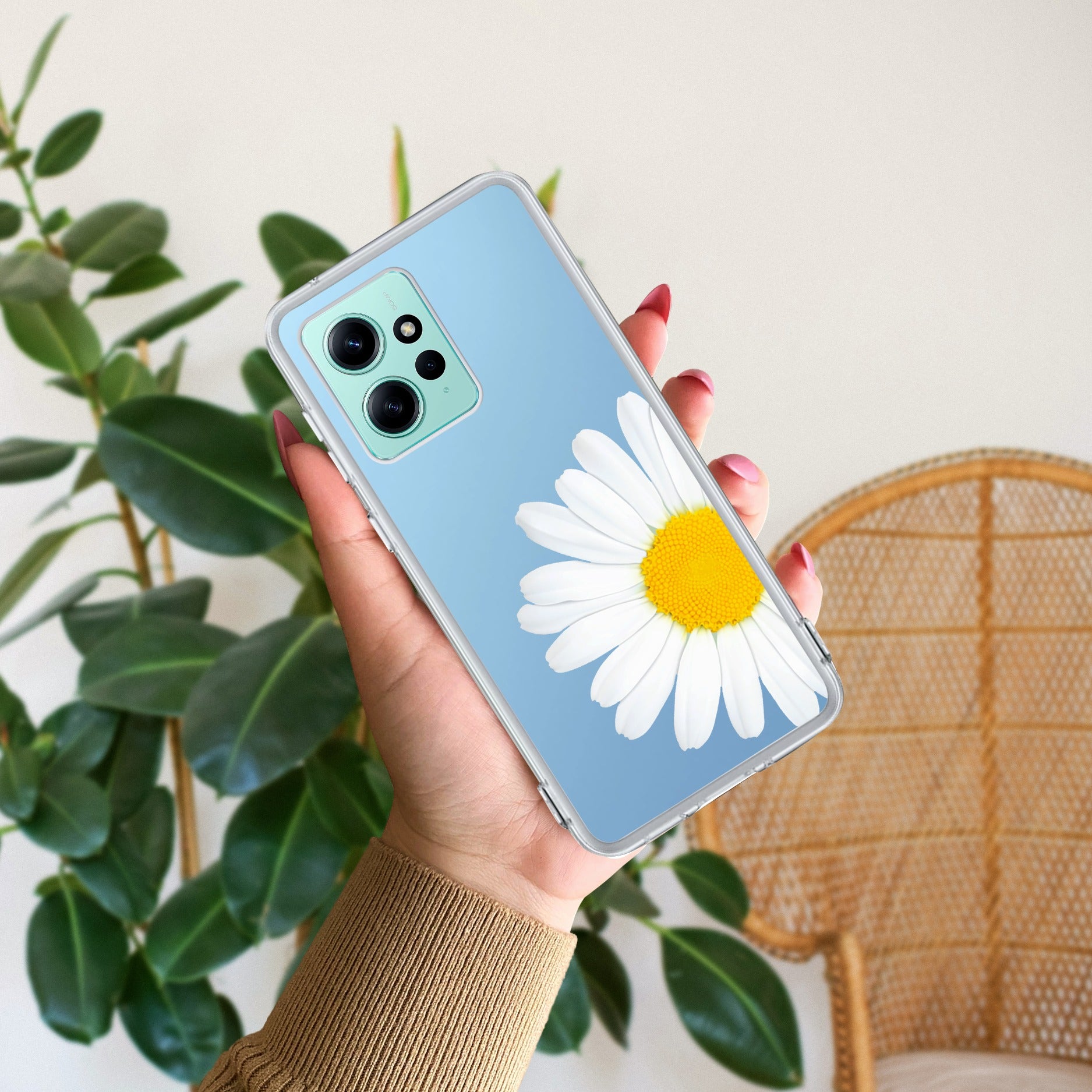 Daisy Flower Transparent silicon case For Redmi/Xiaomi