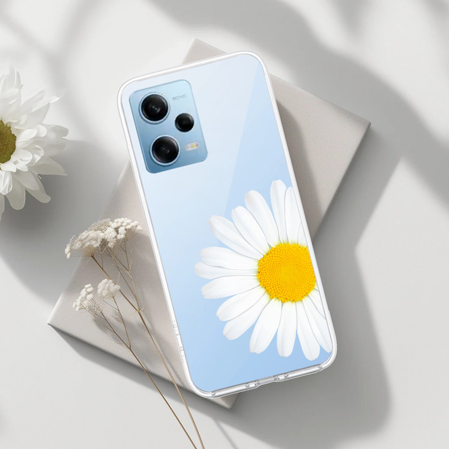 Daisy Flower Transparent silicon case For Redmi/Xiaomi