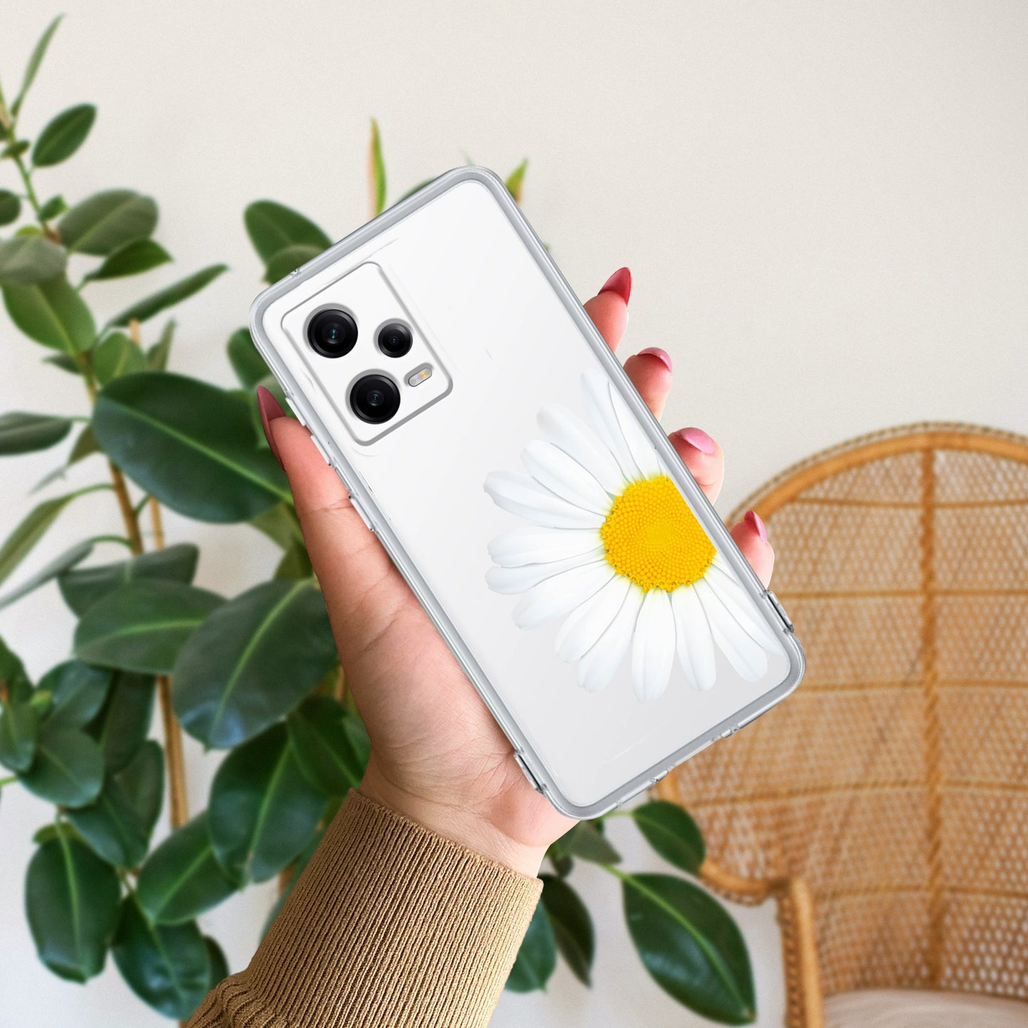 Daisy Flower Transparent silicon case For Redmi/Xiaomi