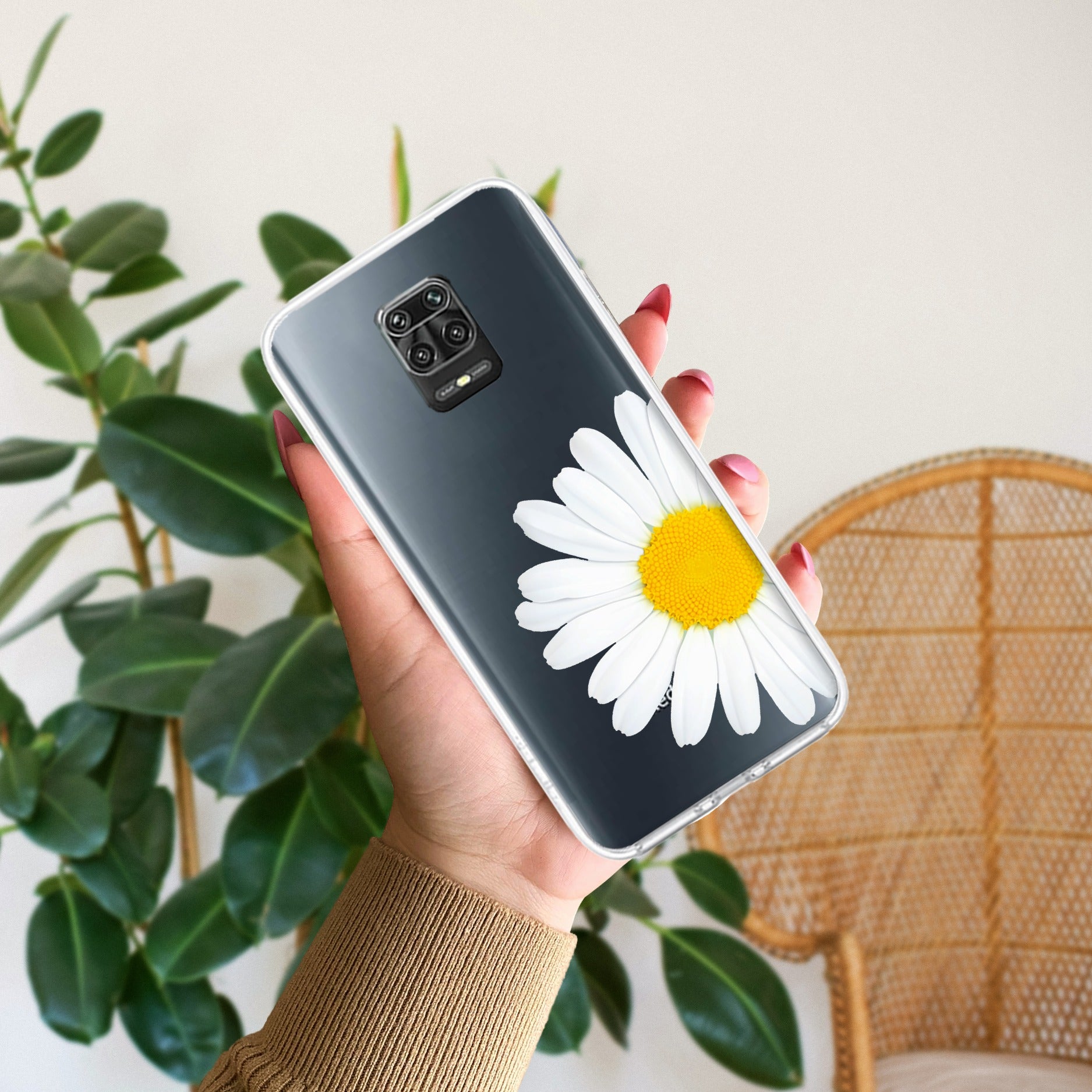 Daisy Flower Transparent silicon case For Redmi/Xiaomi