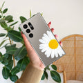 Daisy Flower Anti Yellow Case For Samsung Galaxy S24 Ultra 5G