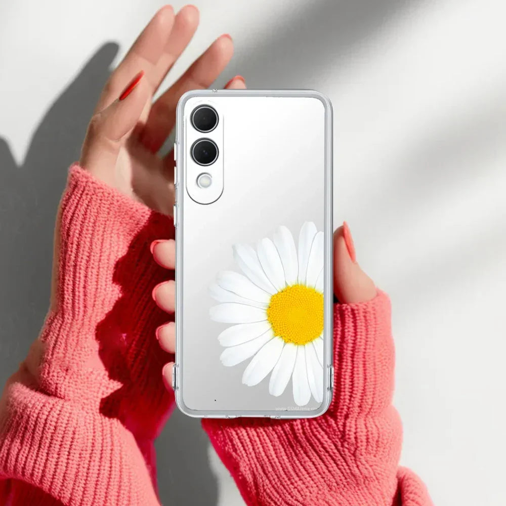 Daisy Flower Anti Yellow Case For Samsung Galaxy S25 Edge 5G