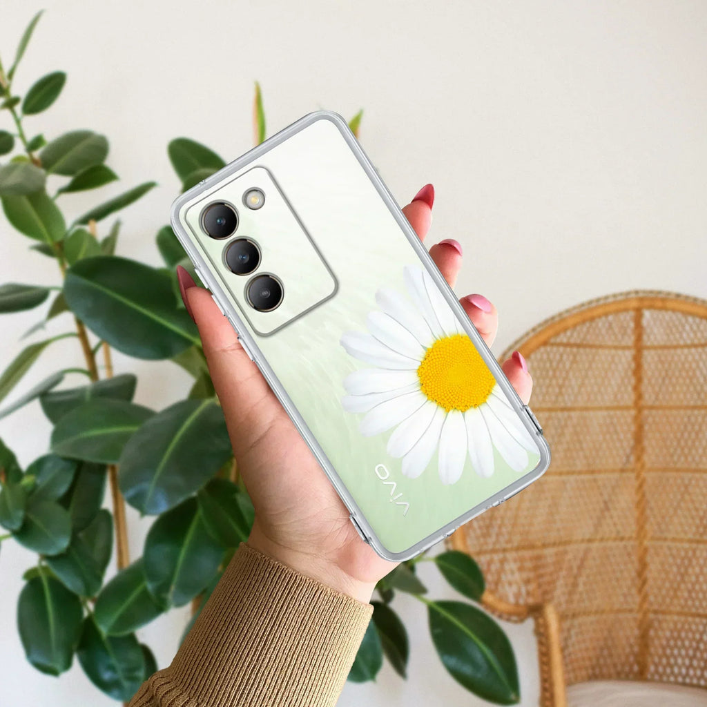Daisy Flower Transparent silicon case For Vivo Y200e 5G