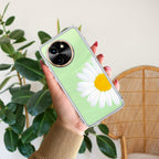 Daisy Flower Transparent silicon case For Vivo V30 Pro 5G