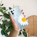 Daisy Flower Transparent silicon case For Vivo T4x 5G