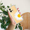 Daisy Flower Transparent silicon case For Vivo V25