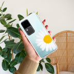 Daisy Flower Transparent silicon case For Vivo V30 5G