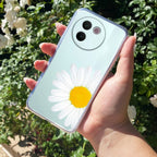 Daisy Flower Transparent silicon case For Vivo V30e 5G