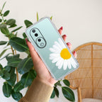 Daisy Flower Transparent silicon case For Vivo X200 Pro 5G