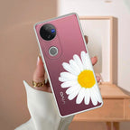 Daisy Flower Transparent silicon case For Vivo T1 5G