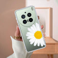 Daisy Flower Transparent silicon case For Vivo X200 Pro 5G