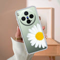 Daisy Flower Transparent silicon case For Vivo X300 5G