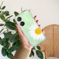 Daisy Flower Transparent silicon case For Vivo Y27 4G