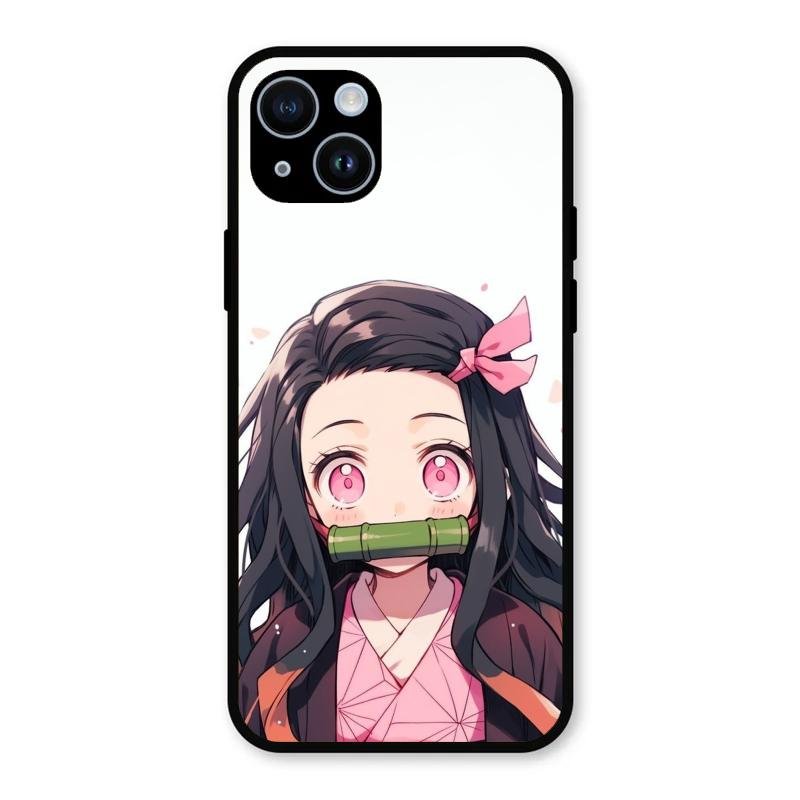 Demon Princess Glass Case Cover For iPhone 14 Plus