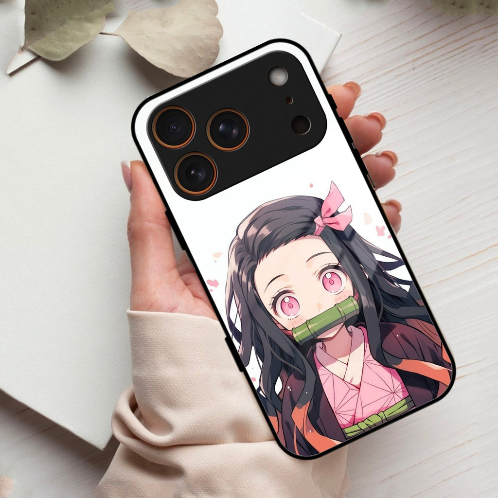 Demon Princess Glass Case Cover For iPhone 17 Pro Max