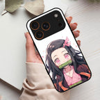 Demon Princess Glass Case Cover For iPhone 17 Pro Max