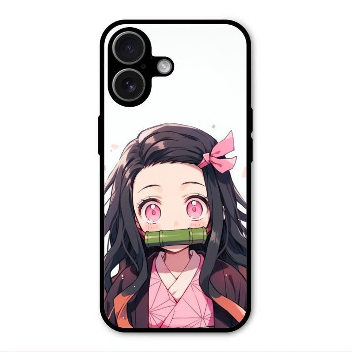 Demon Princess Glass Case Cover For iPhone 17