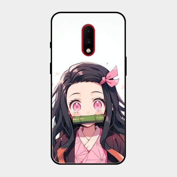 Demon Princess Glass Case Cover For Oneplus 7