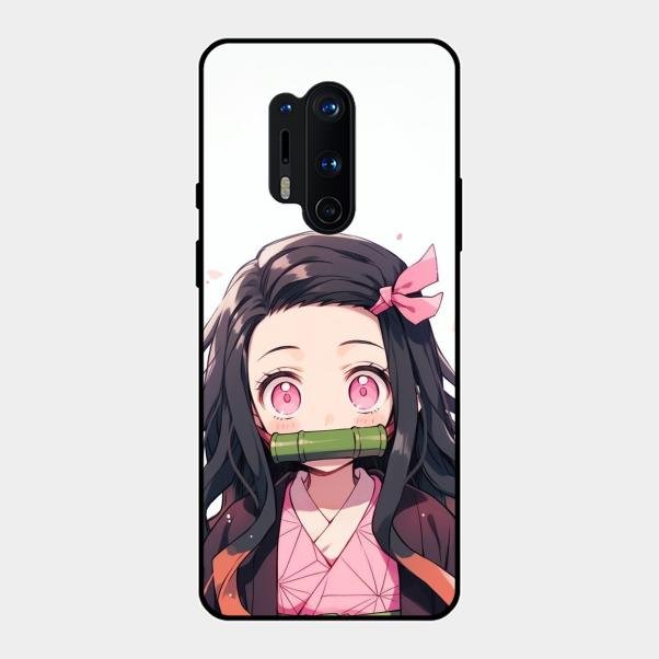 Demon Princess Glass Case Cover For Oneplus 8 Pro