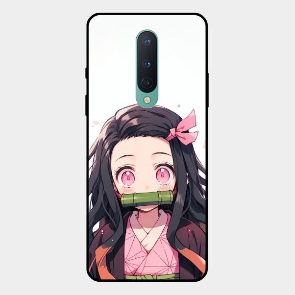 Demon Princess Glass Case Cover For Oneplus 8
