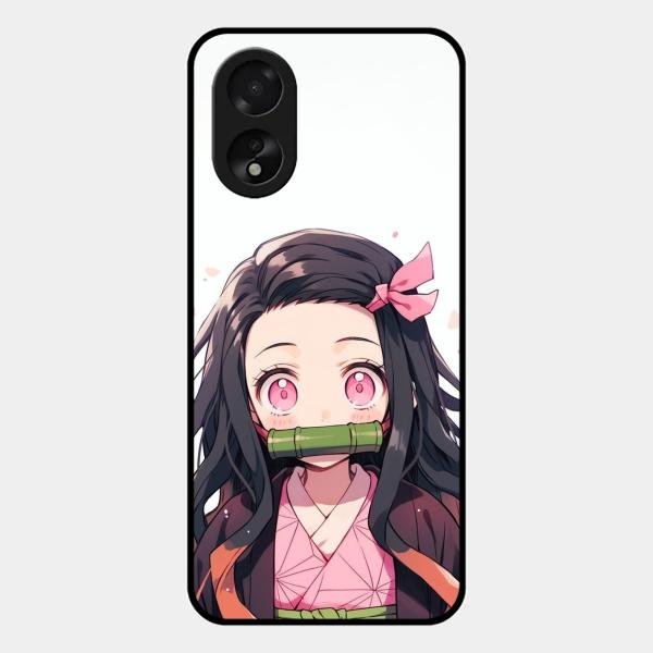 Demon Princess Glass Case Cover For Oppo A38