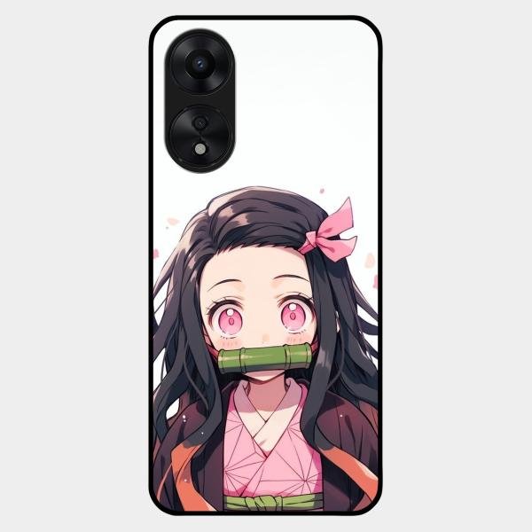Demon Princess Glass Case Cover For Oppo A78 5G