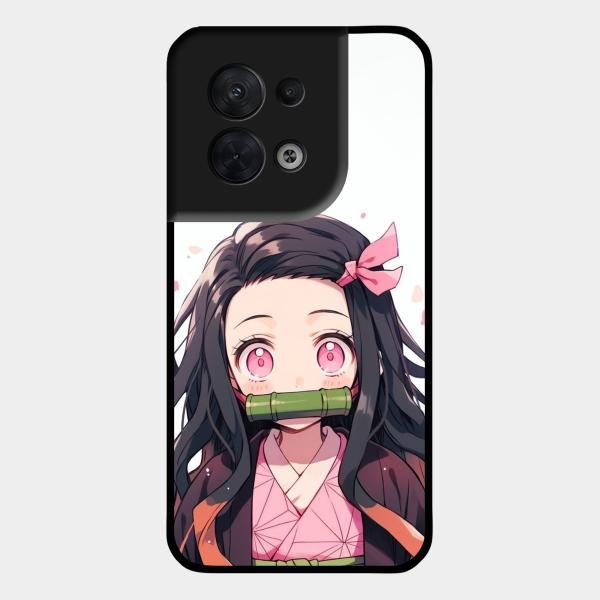 Demon Princess Glass Case Cover For Oppo Reno 8 5G