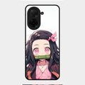 Demon Princess Glass Case Cover For Poco C71