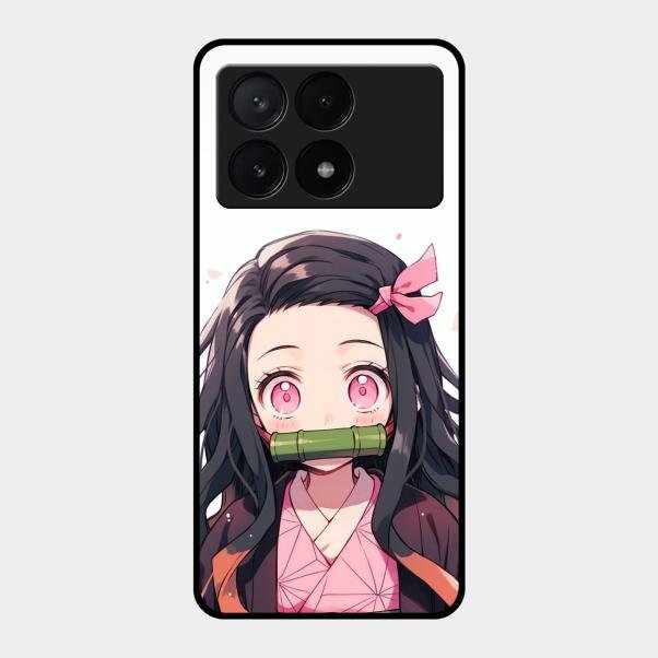 Demon Princess Glass Case Cover For Poco X6 Pro 5G