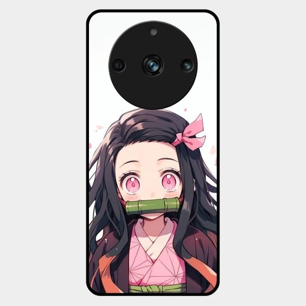 Demon Princess Glass Case Cover For Realme 11 Pro Plus 5G