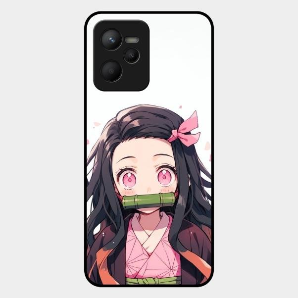 Demon Princess Glass Case Cover For Realme C35